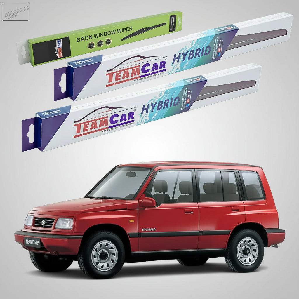 Ștergătoare Suzuki Vitara ET 5 Uși 1995-1998 | Set Față și Spate Hibrid – TeamCar®