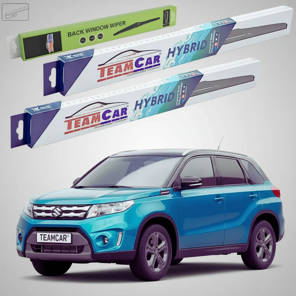 Suzuki Vitara LY 2015-2018 Ablaktörlők | Hibrid első és hátsó szett – TeamCar®