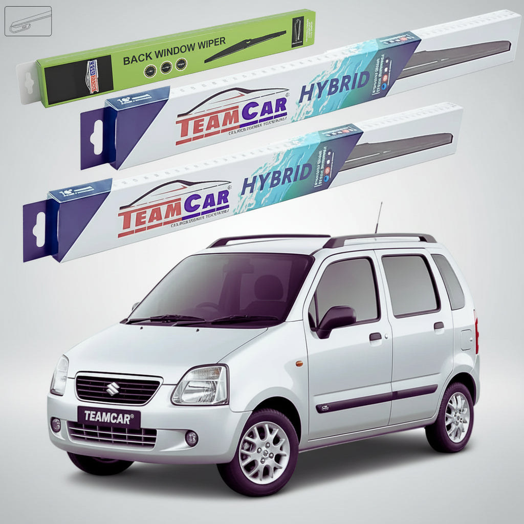 Suzuki Wagon R+ EM 1997-2000 Ablaktörlők | Első és hátsó hibrid szett – TeamCar®
