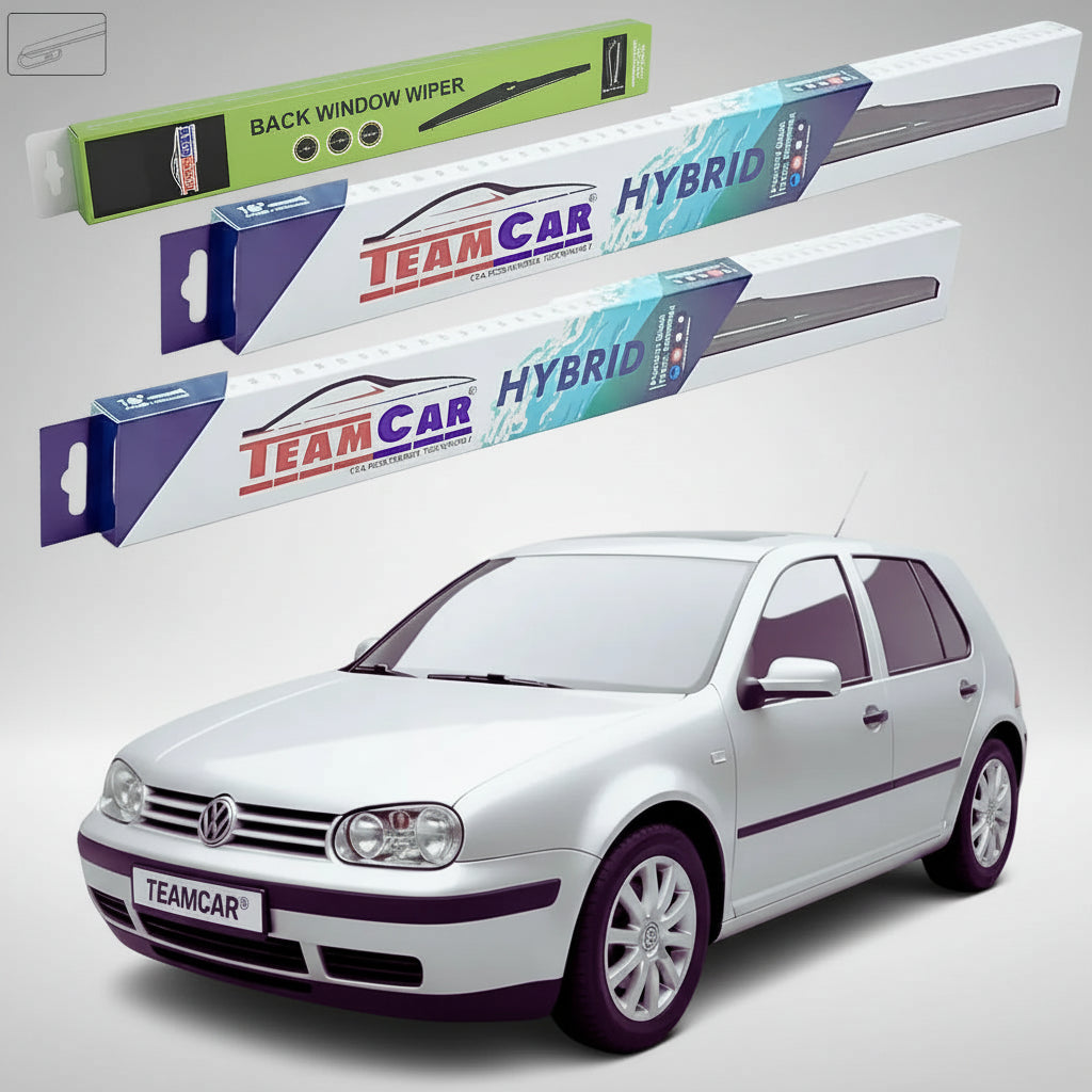 Ștergătoare Volkswagen Golf 4 5 Uși 1997-2002 | Set Față și Spate Hibrid – TeamCar®
