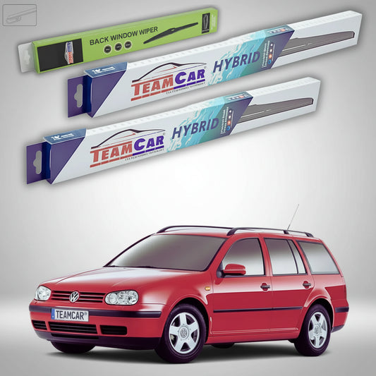Ștergătoare Volkswagen Golf 4 Variant 1999-2002 | Set Față și Spate Hibrid – TeamCar®