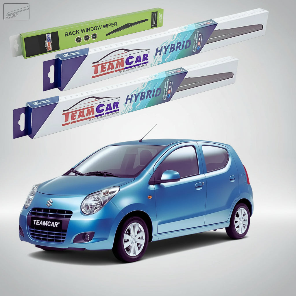 Suzuki Alto V GF 2009-2015 Ablaktörlők | Első és hátsó hibrid szett – TeamCar®