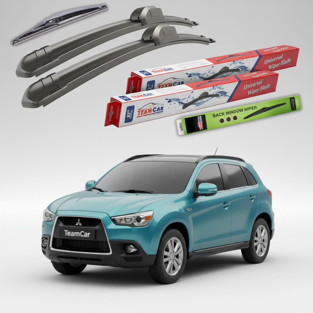 Ștergătoare TeamCar® pentru Mitsubishi ASX (GA_W) 2010–2022 – Set Față și Spate Flat
