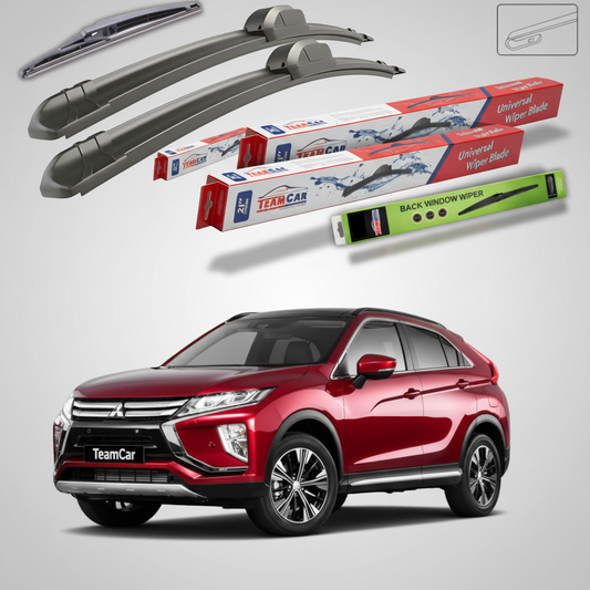 Ștergătoare TeamCar® pentru Mitsubishi Eclipse Cross (GK_, YA, YB) 2017–prezent – Set Față și Spate Flat