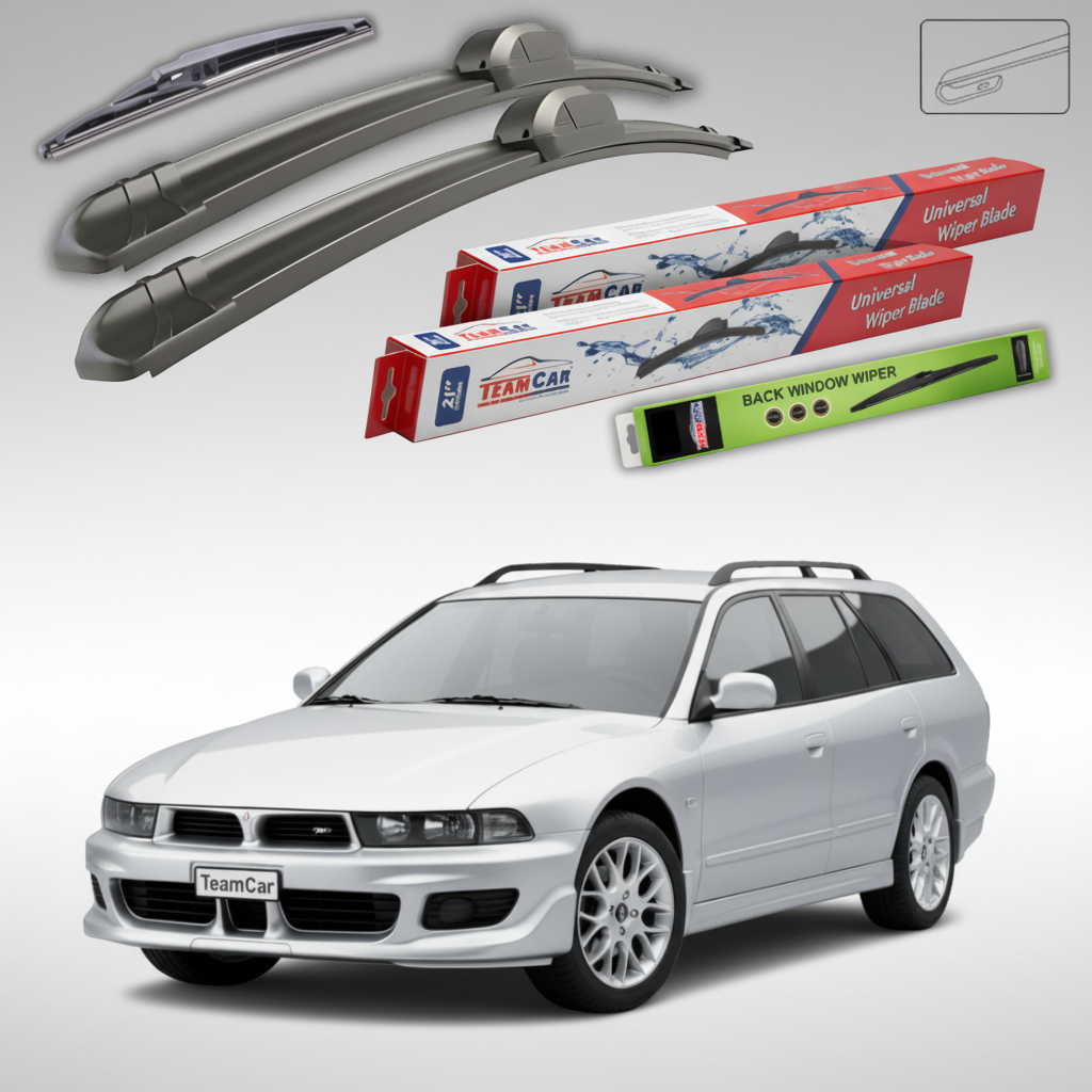 Stergatoare TeamCar pentru Mitsubishi Galant VI Break (EA_) 1996-2003 - Set Fata si Spate Flat