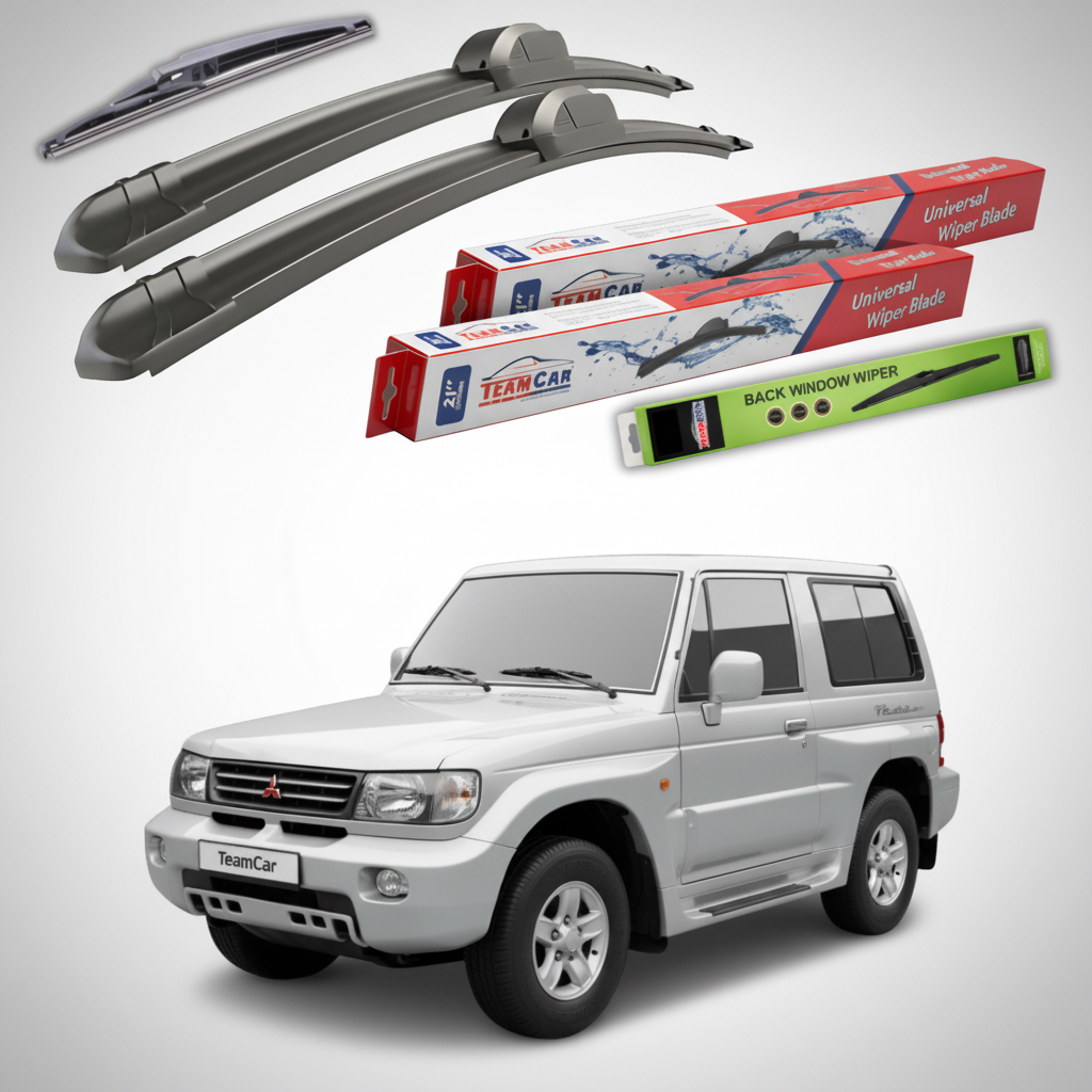 Stergatoare TeamCar pentru Mitsubishi Galloper SUV 1998-2001 - Set Fata si Spate Flat