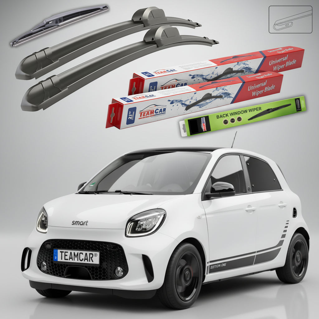 Ștergătoare Smart Forfour 453 2014-2021 | Set Față și Spate Flat – TeamCar®