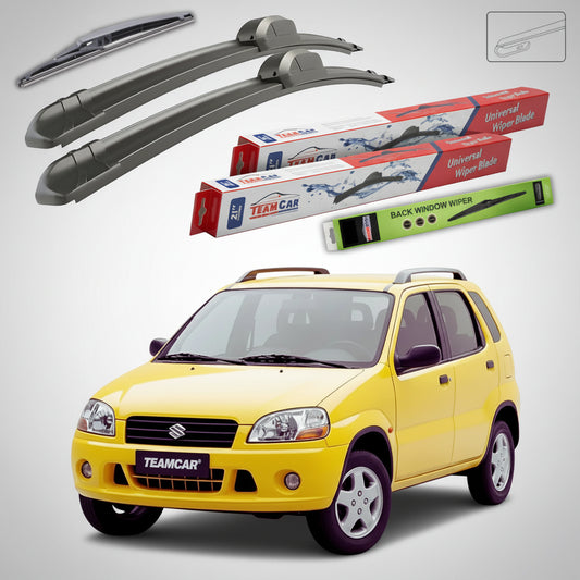 Ștergătoare Suzuki Ignis I FH 2000-2003 | Set Față și Spate Flat – TeamCar®