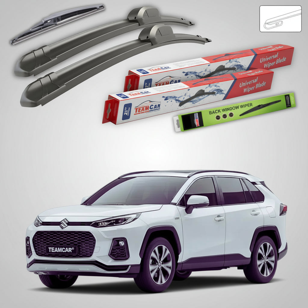 Ștergătoare Suzuki Across A5Z 2020+ | Set Față și Spate Flat – TeamCar®