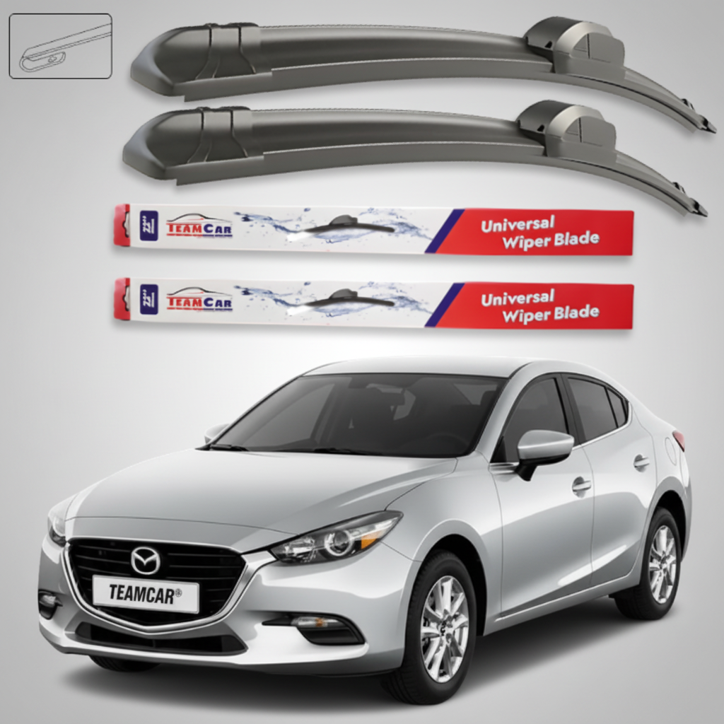 Ștergătoare Mazda 3 BN Facelift Sedan 2016-2019 | Set Față Flat – TeamCar®