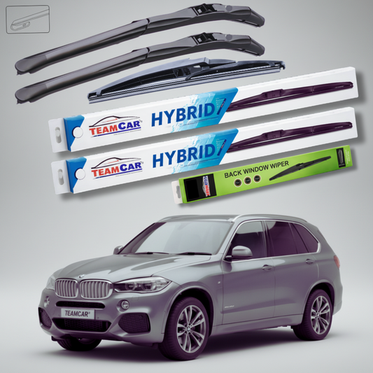 Ștergătoare BMW X5 F15 (2013-2018) Hibrid | Set Complet – TeamCar®