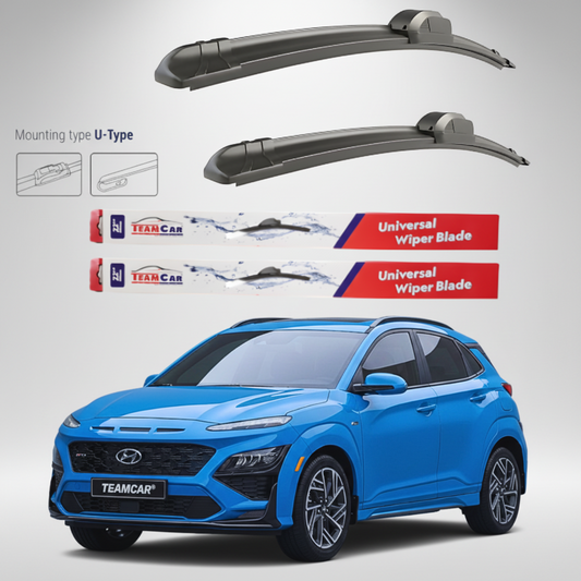 Ștergătoare Hyundai Kona (2020–2023) Flat | Set față – TeamCar®