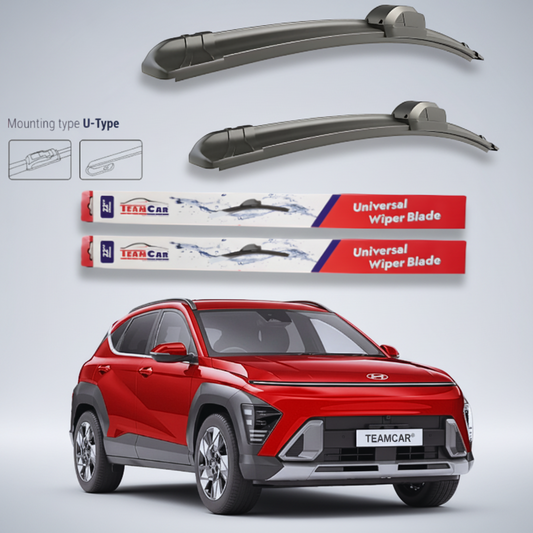 Ștergătoare Hyundai Kona (2023–2026) Flat | Set față – TeamCar®
