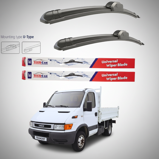 Ștergătoare IVECO Daily MK3 Basculantă (1999–2004) Flat | Set față – TeamCar®