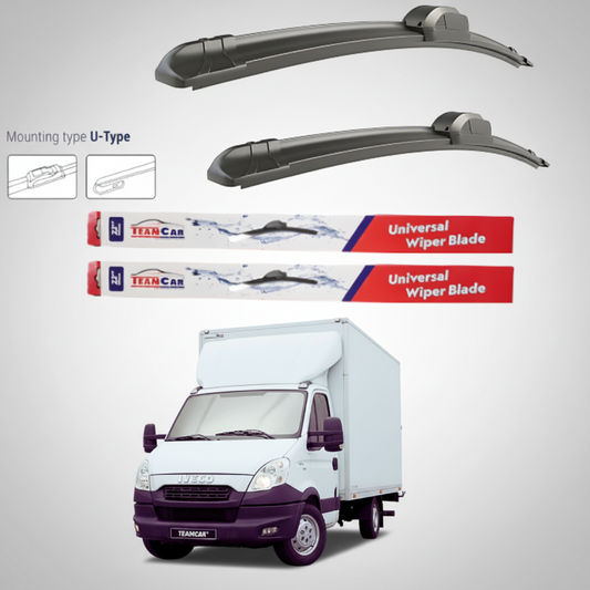 Ștergătoare IVECO Daily Furgon (2009–2014) Flat | Set față – TeamCar®