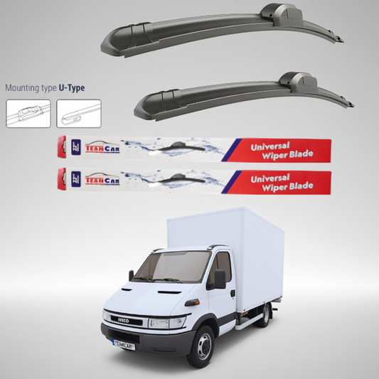Ștergătoare IVECO Daily MK3 Furgon (1999–2004) Flat | Set față – TeamCar®