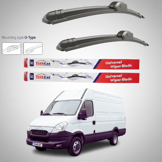 Ștergătoare IVECO Daily Van (2009–2014) Flat | Set față – TeamCar®