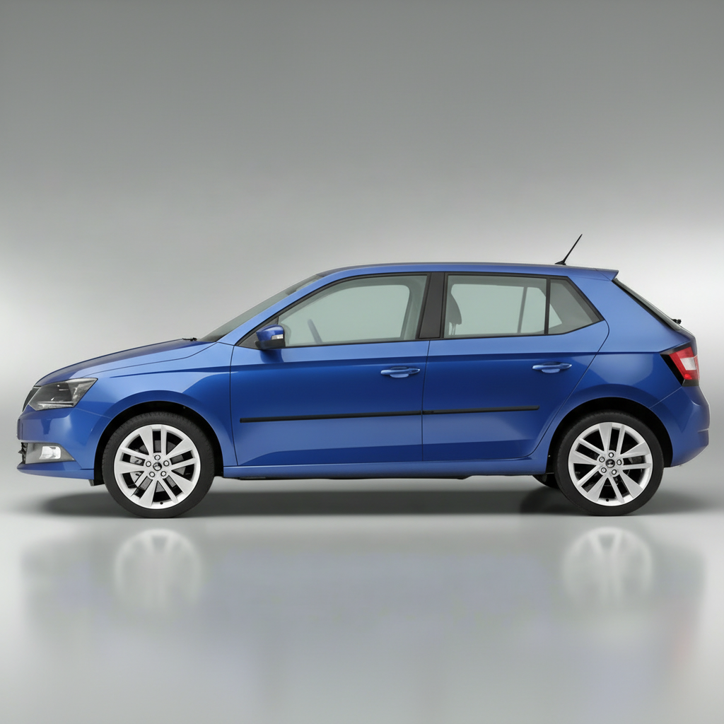 Skoda Fabia III (2014–2021) – Set față, blue