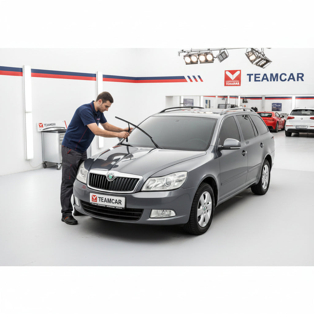 Cum se schimbă ștergătoarele la Skoda Octavia II Combi (1Z5)