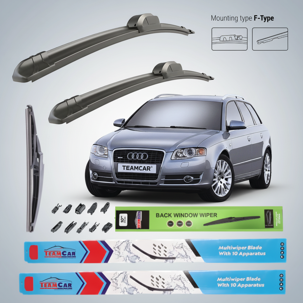 Ștergătoare Audi A4 Avant B7 (2004–2008) Flat | Set Complet – TeamCar®