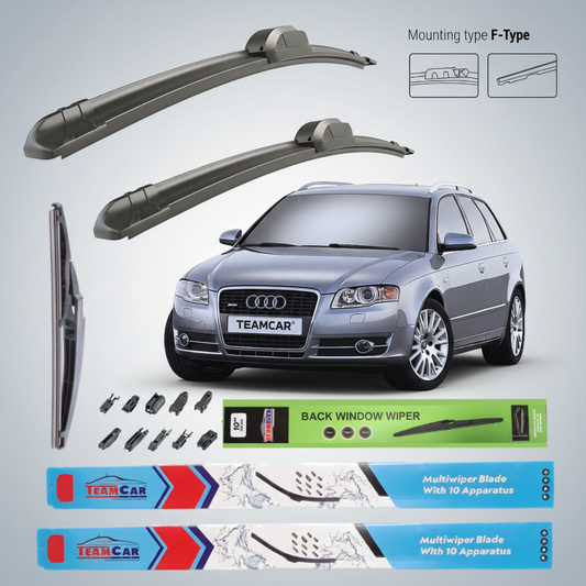 Ștergătoare Audi A4 Avant B7 (2004–2008) Flat | Set Complet – TeamCar®