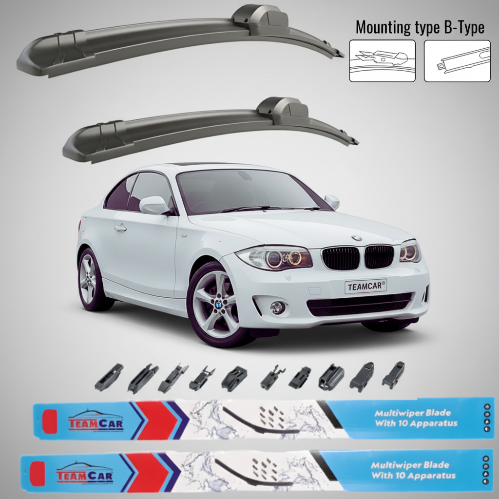 Ștergătoare BMW Seria 1 E82 Facelift (2011–2013) Flat | Set Față – TeamCar®