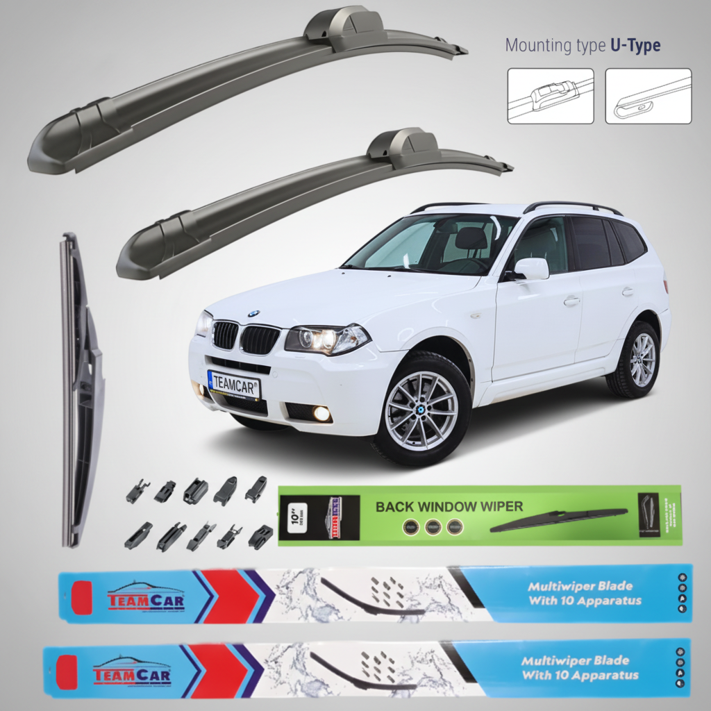 Ștergătoare BMW X3 E83 (2006–2010) Facelift | Set Complet