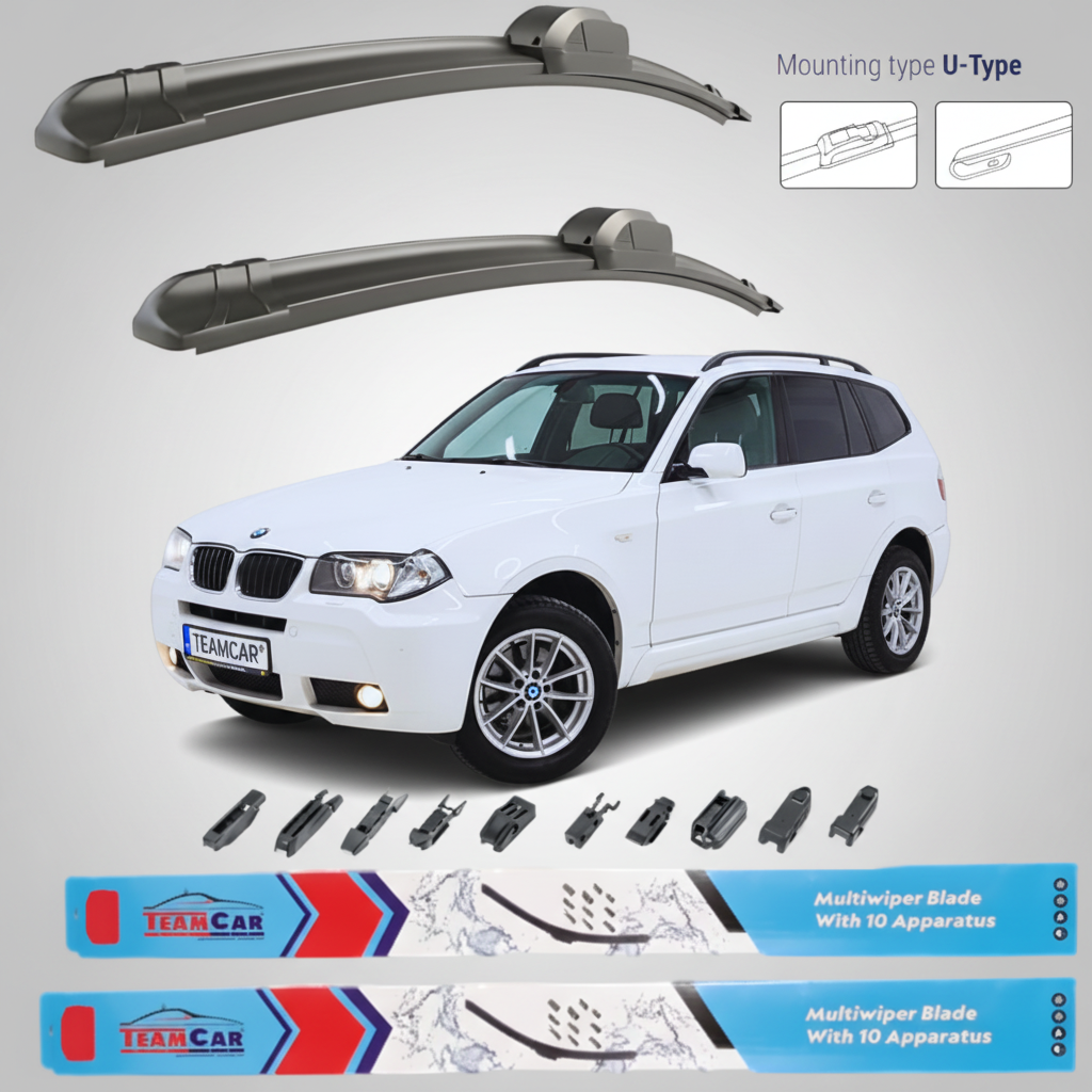 Ștergătoare BMW X3 E83 (2006–2010) Facelift | Set Față – TeamCar®