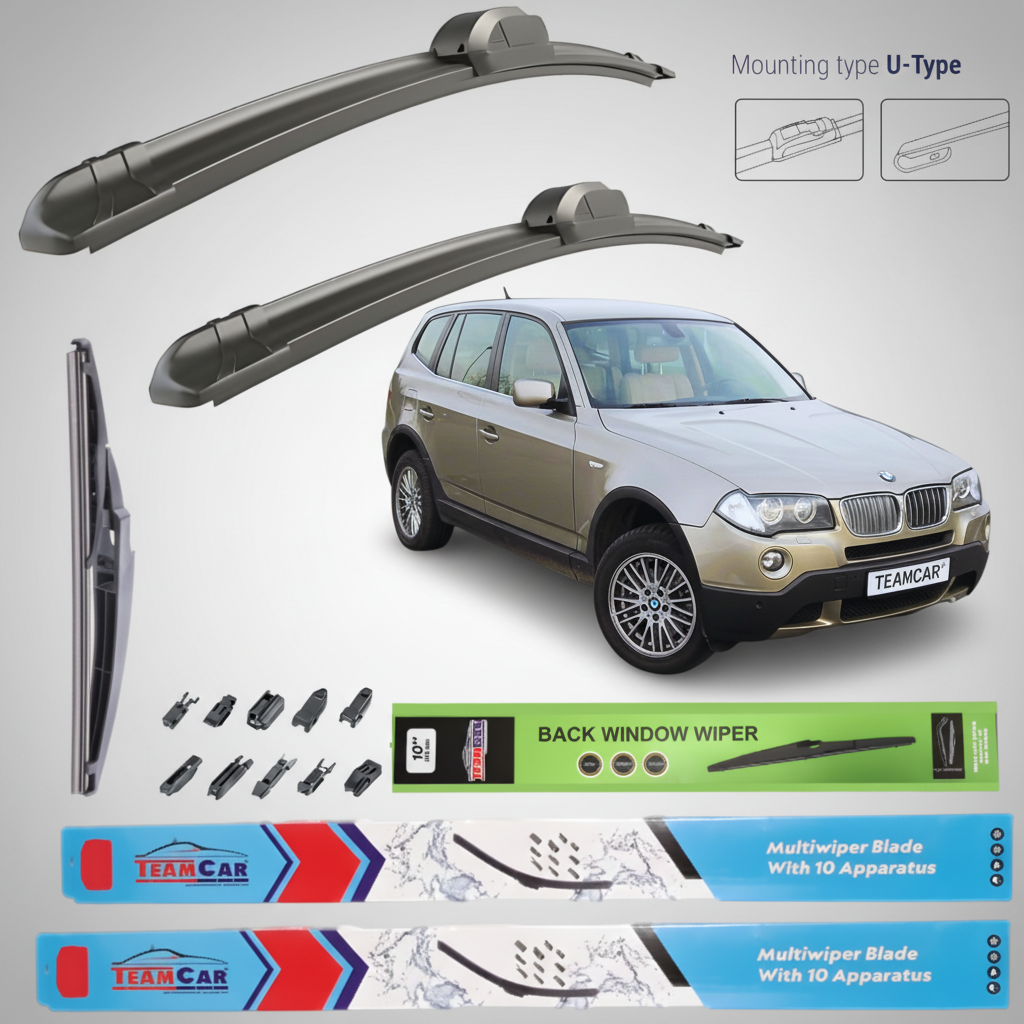 Ștergătoare BMW X3 E83 (2003–2006) Pre-Facelift | Set Complet