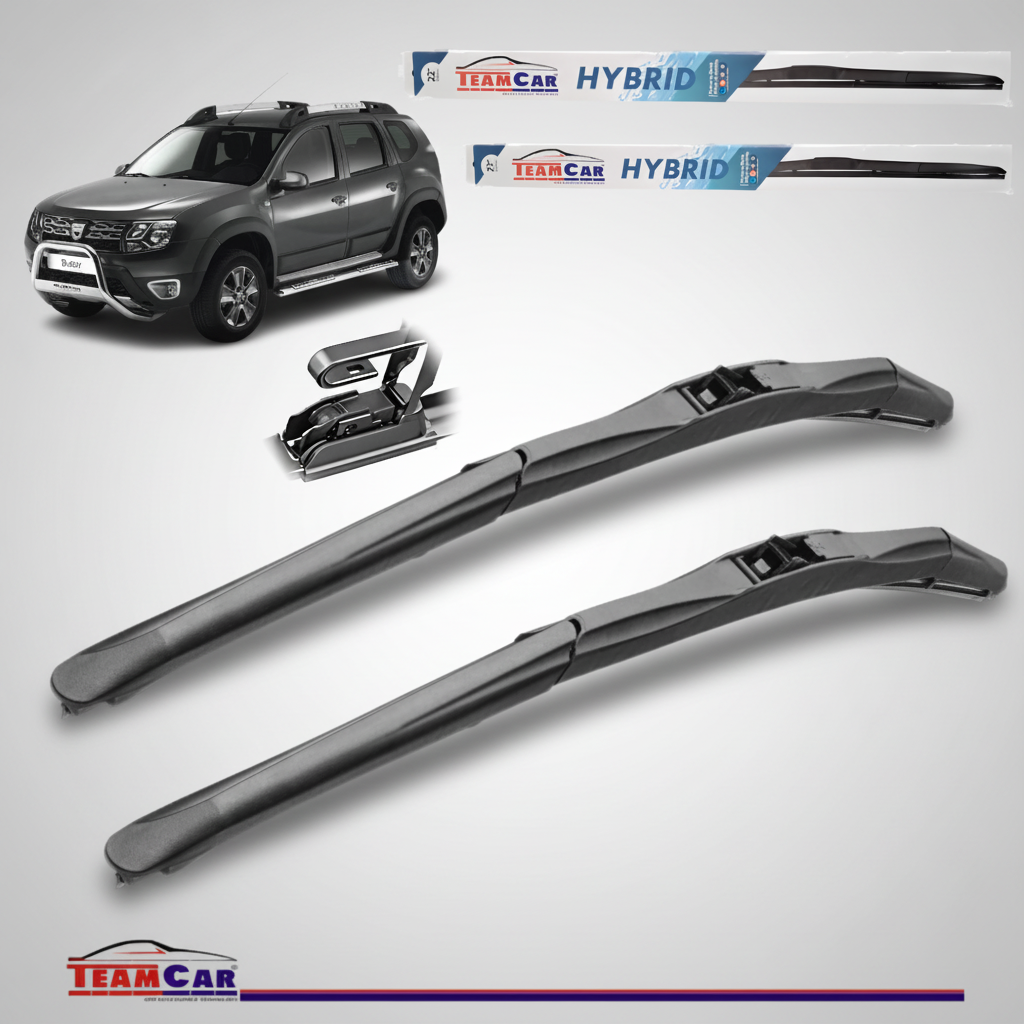 Set de ștergătoare hibrid pentru Dacia Duster I (2010–2017)