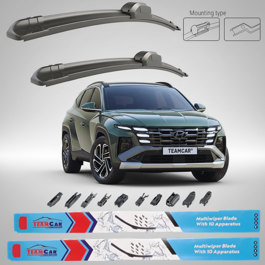 Ștergătoare Hyundai Tucson IV (2020–2024) Flat | Set față – TeamCar®