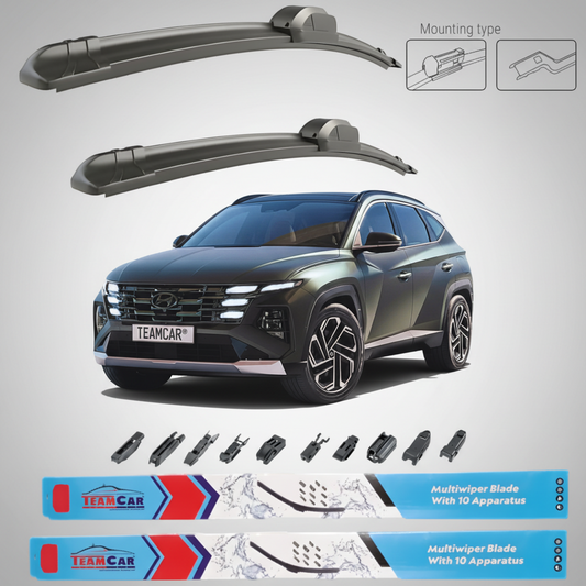 Ștergătoare Hyundai Tucson IV Facelift (2024–2026) Flat | Set față – TeamCar®