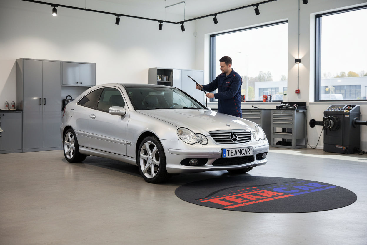 Schimbare ștergătoare la Mercedes-Benz C-Class Coupé / Sports Coupé (generația CL203, versiunea Facelift)