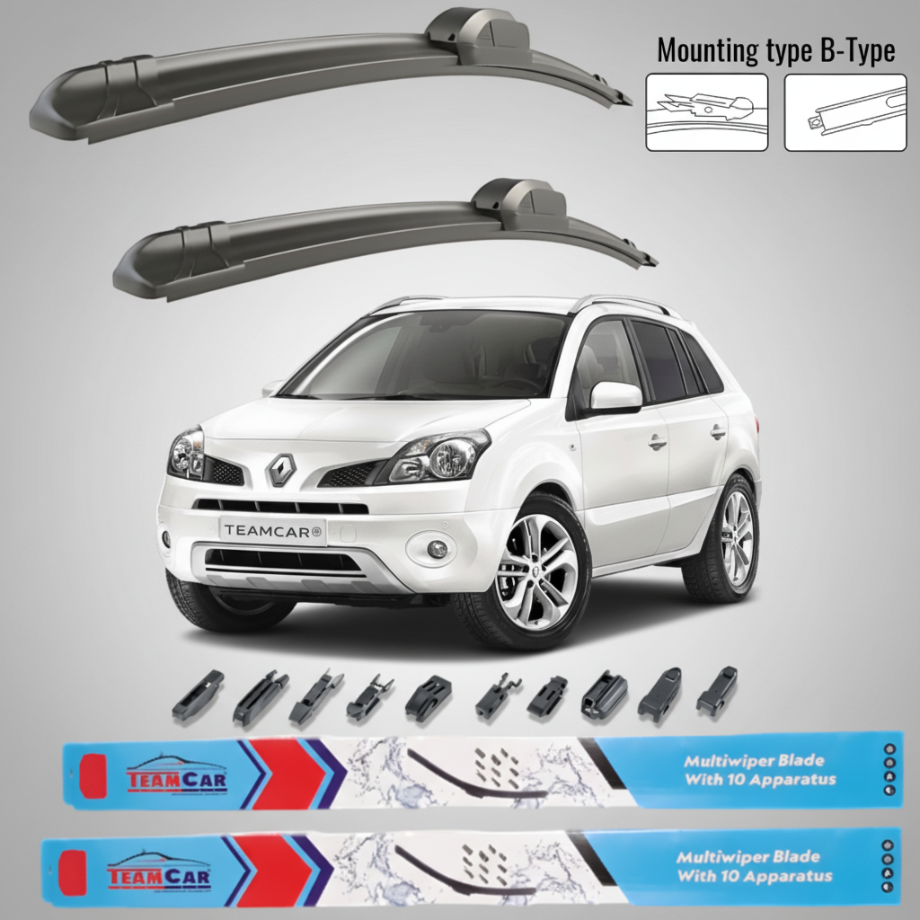 Ștergătoare Renault Koleos I (2008–2011) TeamCar® – Set față