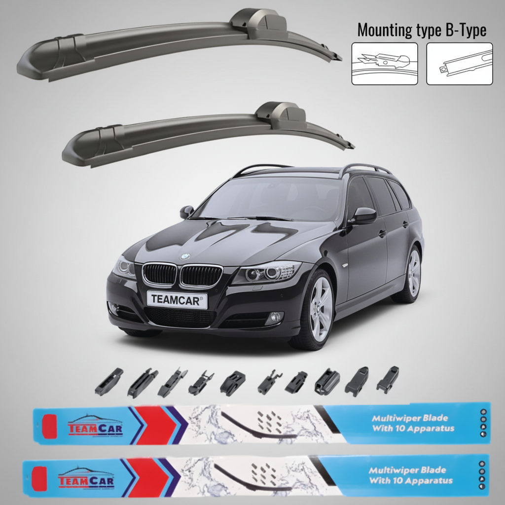 Ștergătoare BMW Seria 3 E91 Facelift (2008–2012) Flat 
