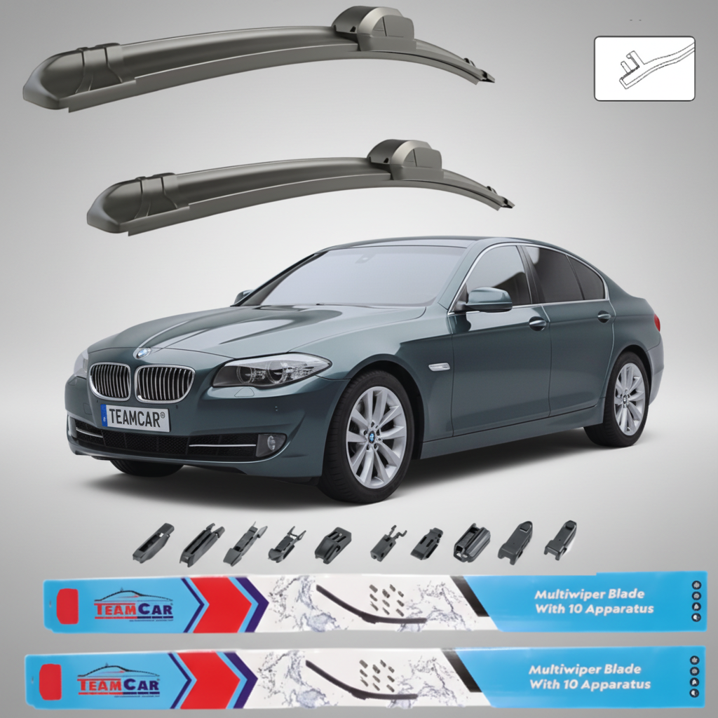 Ștergătoare BMW Seria 5 F10 (2010–2013) | Set Față – TeamCar®