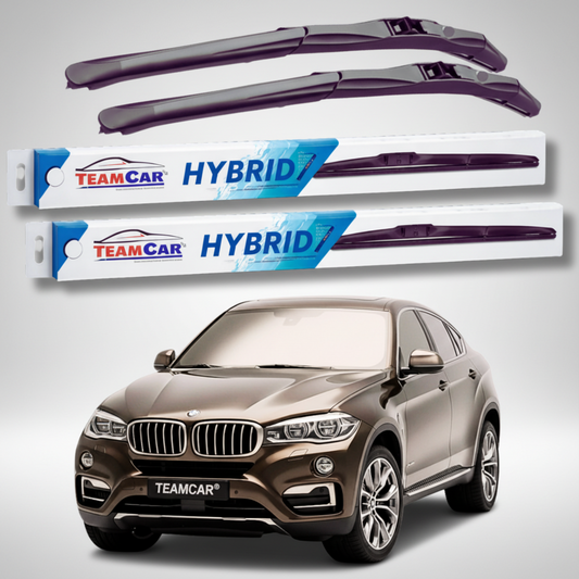 Ștergătoare BMW X6 F16 (2014-2019) Hibrid | Set Față – TeamCar®