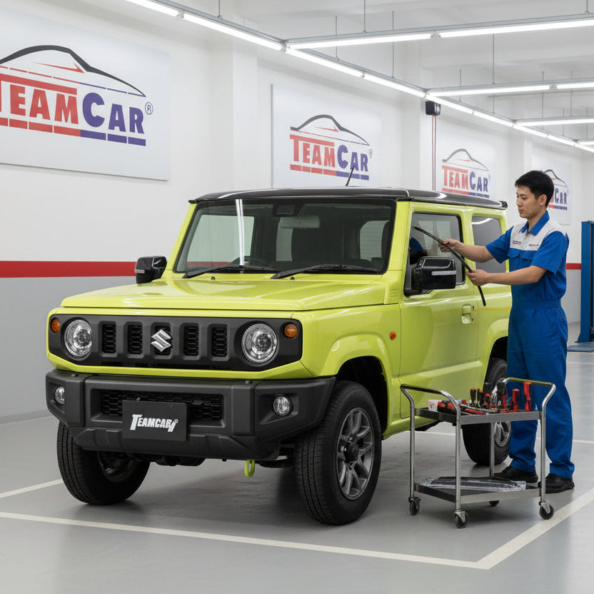 Schimbare ștergătoare la Suzuki Jimny GJ (cunoscut și sub codul de platformă A6G)