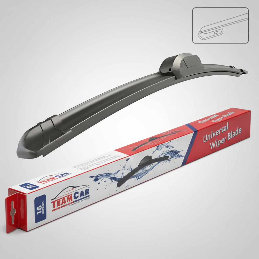 Stergător teamcar flat de 16 inch compatibil cu Bosch AeroTwin și Valeo Silencio