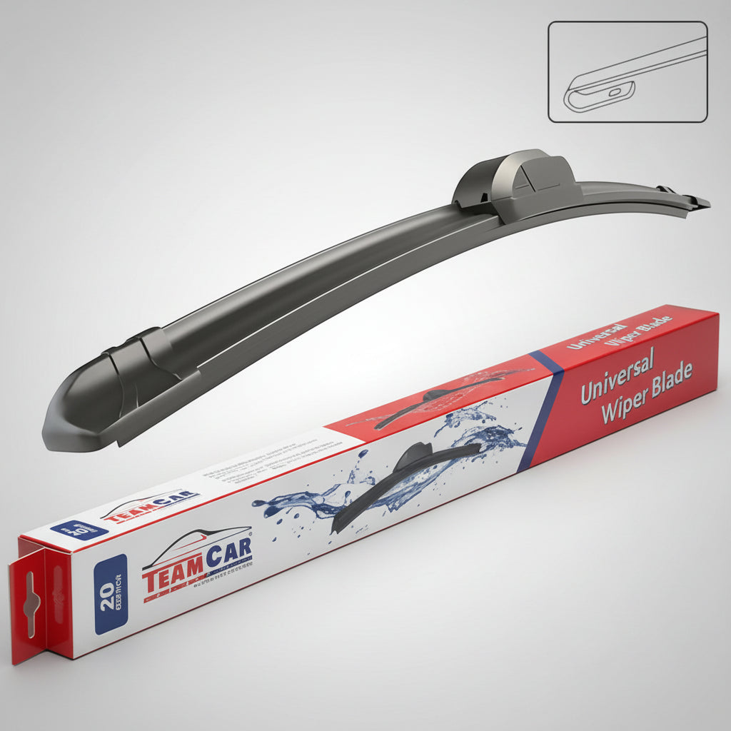 Stergător teamcar flat de 20 inch compatibil cu Bosch AeroTwin și Valeo Silencio