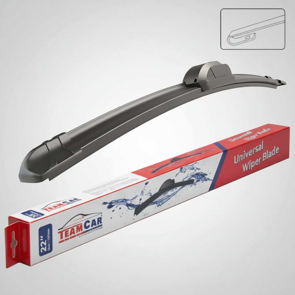 Stergător teamcar flat de 22 inch compatibil cu Bosch AeroTwin și Valeo Silencio