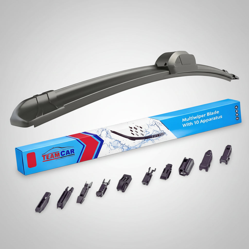 Ștergător 750 mm teamcar varianta ieftină pentru Bosch AeroTwin Multi-Clip sau Valeo First Multiconnection (sau First Xtrm)