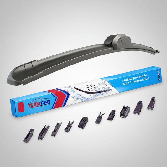 Ștergător 750 mm teamcar varianta ieftină pentru Bosch AeroTwin Multi-Clip sau Valeo First Multiconnection (sau First Xtrm)