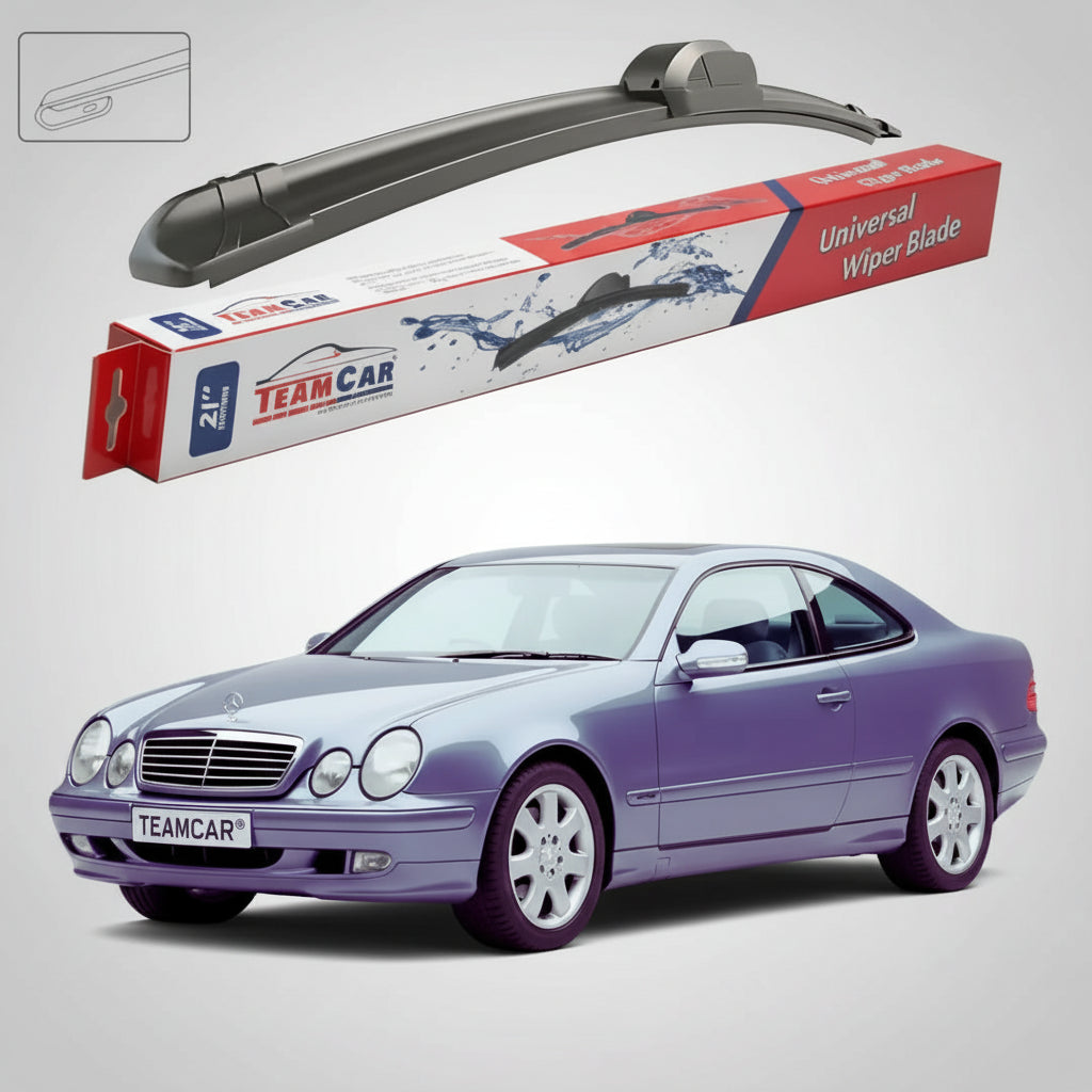 Ștergătoare Mercedes-Benz CLK Coupé C208 1997-2002 | Set Față Flat – TeamCar®