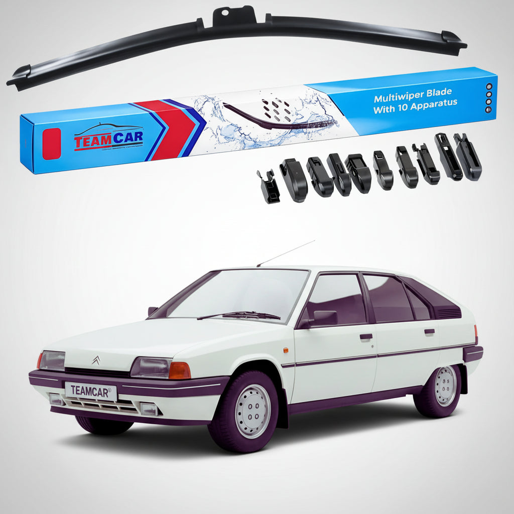 Ștergător Citroën BX Gen I (X56) Hatchback 1985-1994 | Set Față Flat Premium – TeamCar®