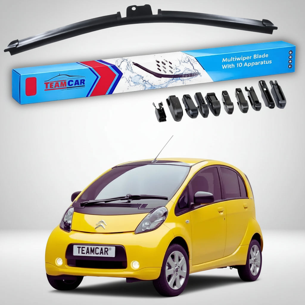 Ștergătoare Citroën C-Zero 2010-prezent | Set Față Flat Premium – TeamCar®