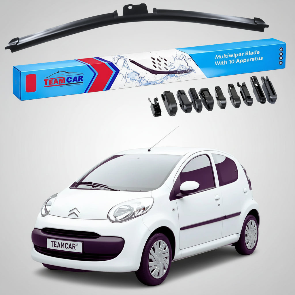 Ștergătoare Citroën C1 Gen I B0 Hatchback 2005-2014 | Ștergător Față Flat Premium – TeamCar®