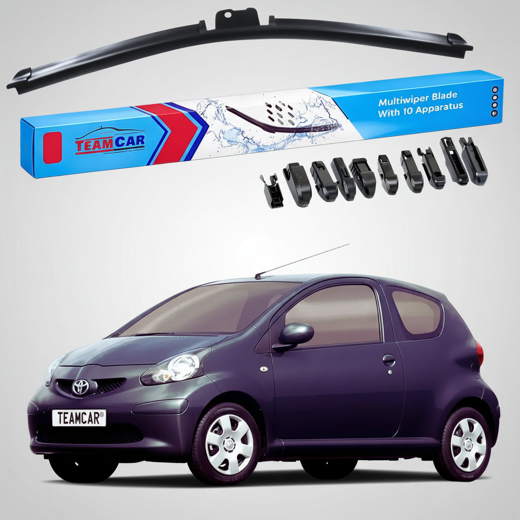 Ștergător Toyota Aygo B10 Hatchback 2005-2014 | Set Față Flat Premium – TeamCar®
