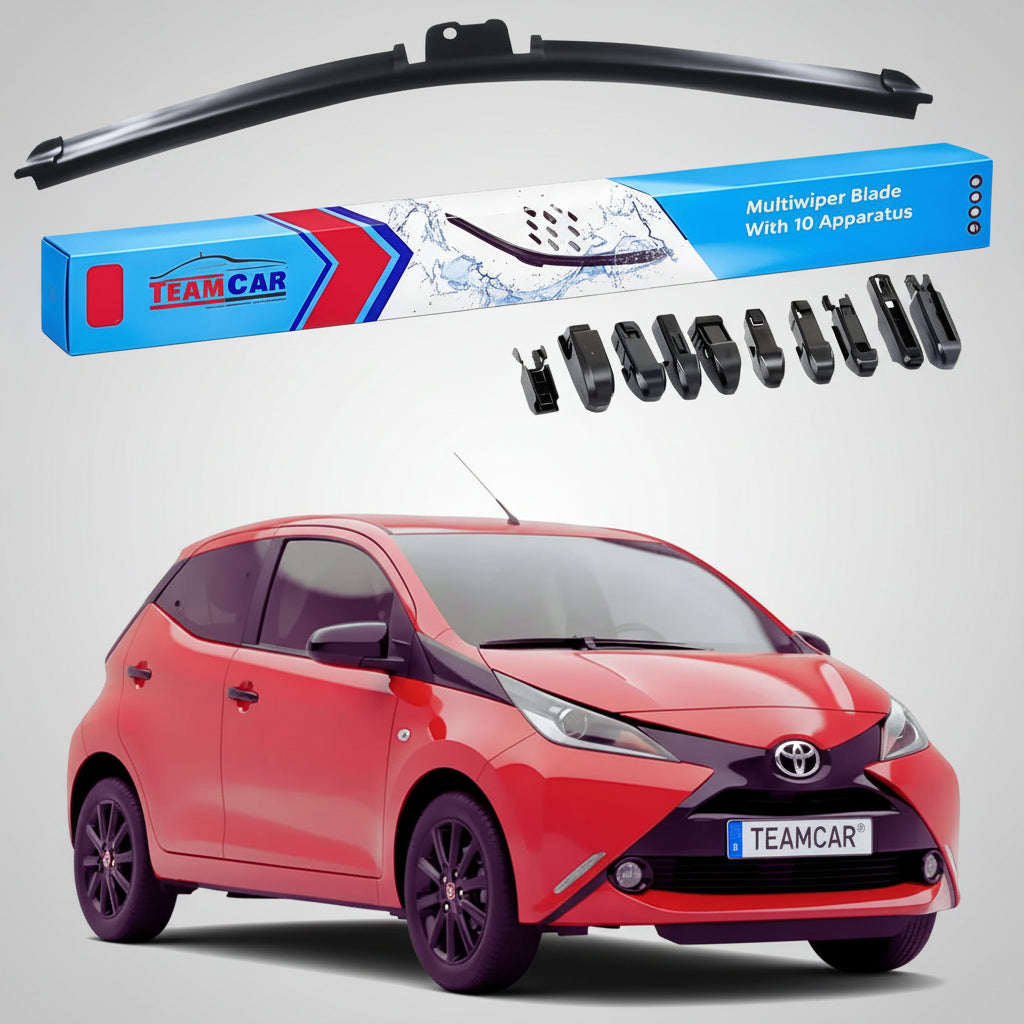 Ștergător Toyota Aygo B4 Hatchback 2014-prezent | Set Față Flat Premium – TeamCar®