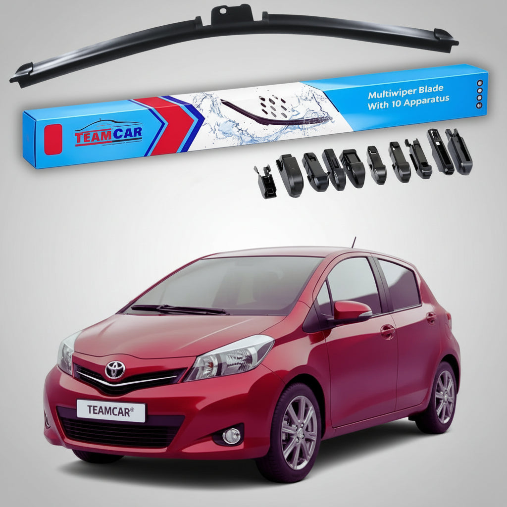 Ștergător Toyota Yaris P13 Hatchback 2011-prezent | Set Față Flat Premium – TeamCar®
